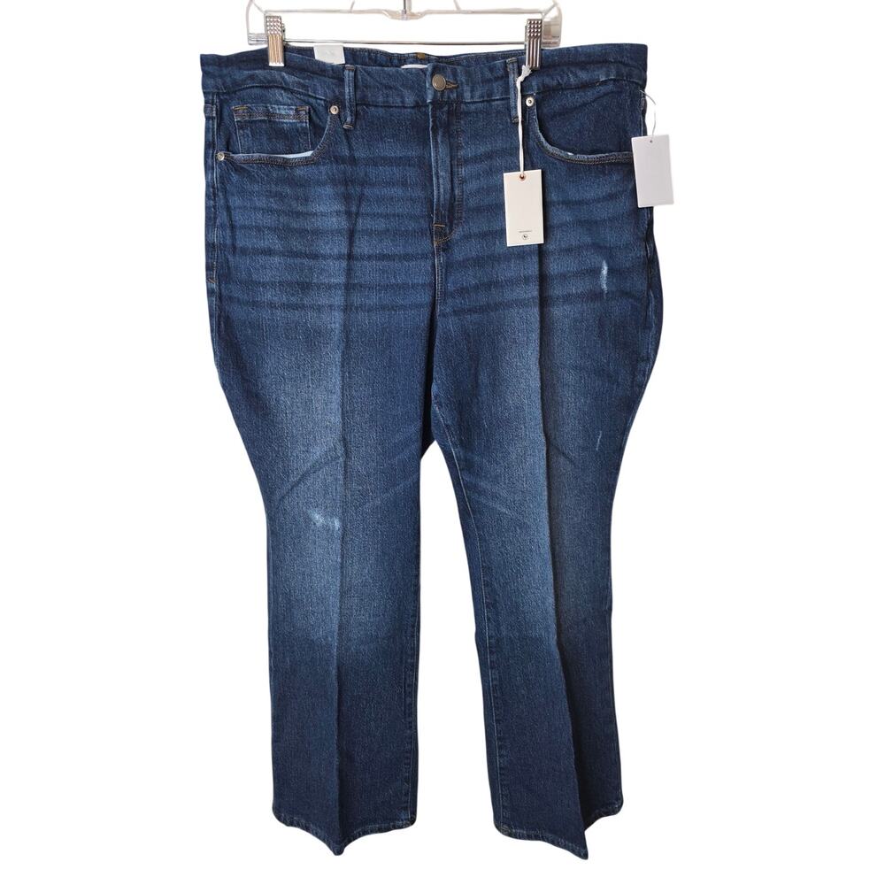 Good American Good Petite Bootcut Jeans, NWT, Size 18